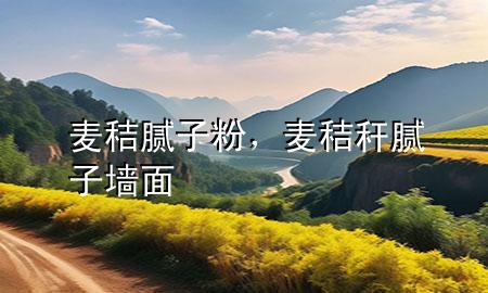 麥秸膩子粉，麥秸稈膩子墻面