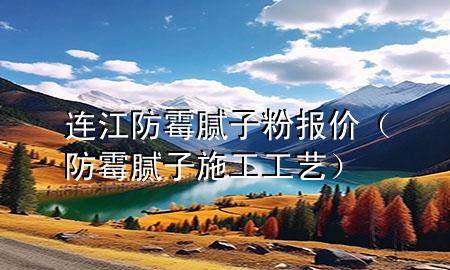 連江防霉膩子粉報價（防霉膩子施工工藝）