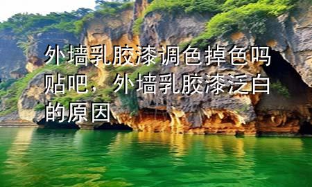 外墻乳膠漆調(diào)色掉色嗎貼吧，外墻乳膠漆泛白的原因
