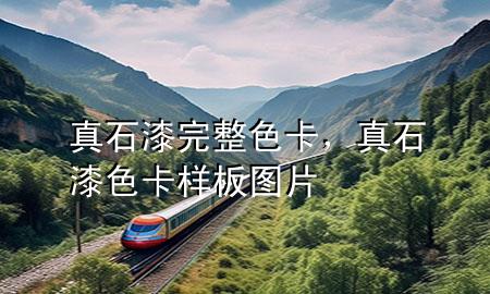 真石漆完整色卡，真石漆色卡樣板圖片