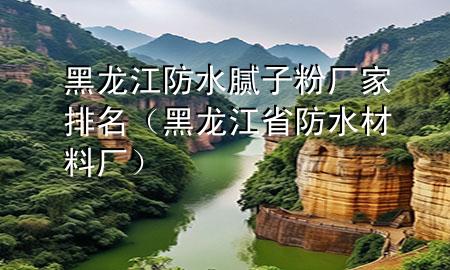 黑龍江防水膩?zhàn)臃蹚S家排名（黑龍江省防水材料廠）
