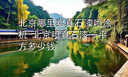 北京哪里賣(mài)真石漆噴涂機(jī)-北京噴真石漆一平方多少錢(qián)