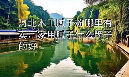 河北木工膩子粉哪里有賣，家用膩子什么牌子的好