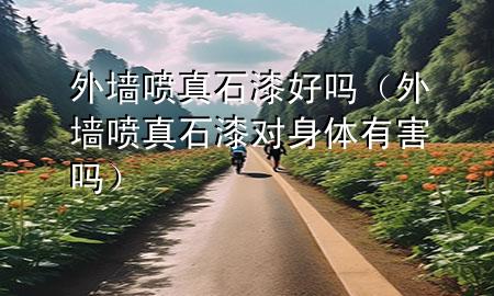 外墻噴真石漆好嗎（外墻噴真石漆對身體有害嗎）