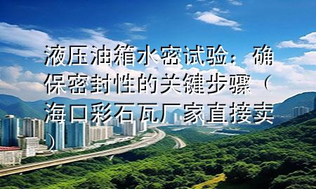 液壓油箱水密試驗(yàn)：確保密封性的關(guān)鍵步驟（?？诓适邚S家直接賣）