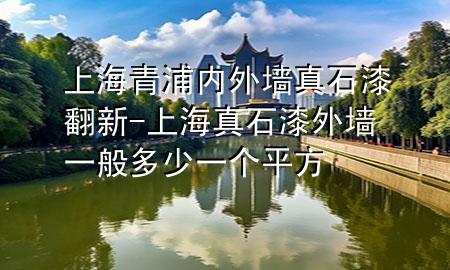 上海青浦內(nèi)外墻真石漆翻新-上海真石漆外墻一般多少一個(gè)平方