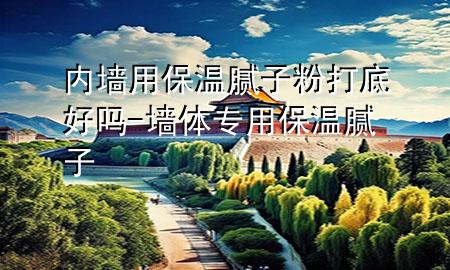 內(nèi)墻用保溫膩?zhàn)臃鄞虻缀脝?墻體專用保溫膩?zhàn)?>
             </div>
             <!--文章無圖的情況下插入一張圖片end-->
              
      <p>大家好，今天小編關(guān)注到一個(gè)比較有意思的話題，就是關(guān)于內(nèi)墻用保溫膩?zhàn)臃鄞虻缀脝岬膯栴}，于是小編就整理了1個(gè)相關(guān)介紹內(nèi)墻用保溫膩?zhàn)臃鄞虻缀脝岬慕獯?，讓我們一起看看吧?/p><ol type=