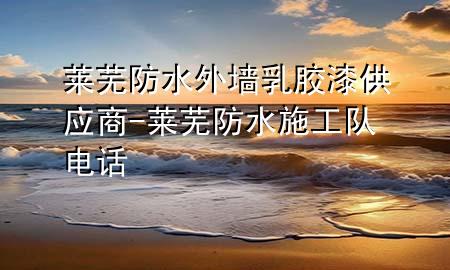 萊蕪防水外墻乳膠漆供應商-萊蕪防水施工隊電話