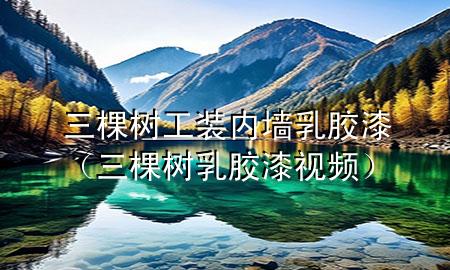 三棵樹工裝內(nèi)墻乳膠漆（三棵樹乳膠漆視頻）