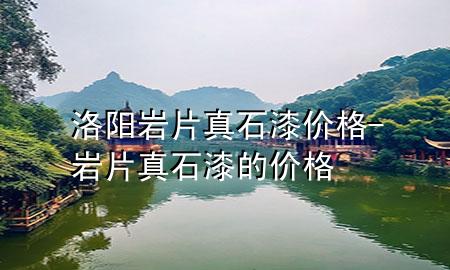 洛陽巖片真石漆價格-巖片真石漆的價格
