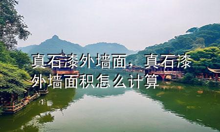 真石漆外墻面，真石漆外墻面積怎么計算