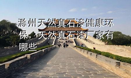 滁州天然真石漆健康環(huán)保，天然真石漆廠家有哪些