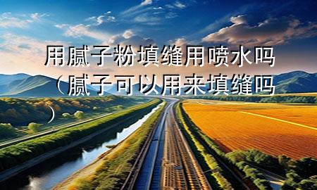 用膩子粉填縫用噴水嗎（膩子可以用來填縫嗎）