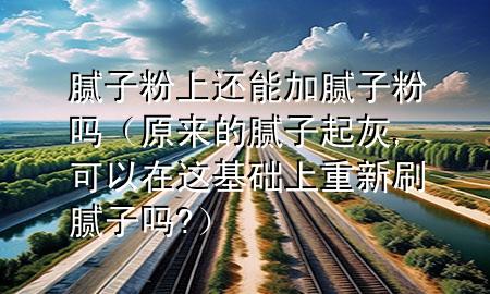 膩子粉上還能加膩子粉嗎（原來的膩子起灰,可以在這基礎(chǔ)上重新刷膩子嗎?）