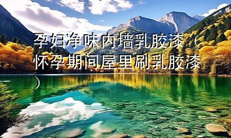 孕婦凈味內(nèi)墻乳膠漆（懷孕期間屋里刷乳膠漆）