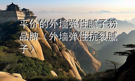 平價的外墻彈性膩子粉品牌（外墻彈性抗裂膩子）