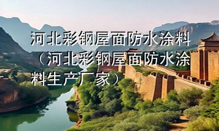 河北彩鋼屋面防水涂料（河北彩鋼屋面防水涂料生產(chǎn)廠家）