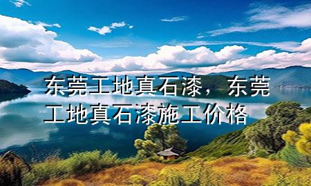 東莞工地真石漆，東莞工地真石漆施工價格