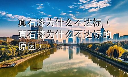 真石漆為什么不達(dá)標(biāo)（真石漆為什么不達(dá)標(biāo)的原因）