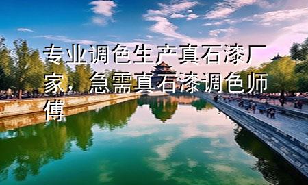 專(zhuān)業(yè)調(diào)色生產(chǎn)真石漆廠家，急需真石漆調(diào)色師傅