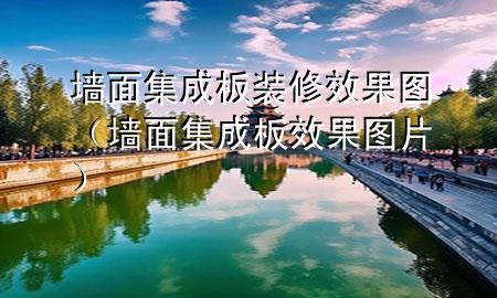 墻面集成板裝修效果圖（墻面集成板效果圖片）