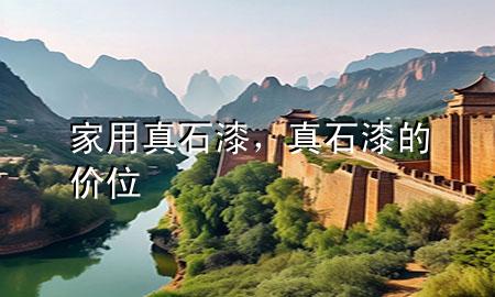 家用真石漆，真石漆的價位