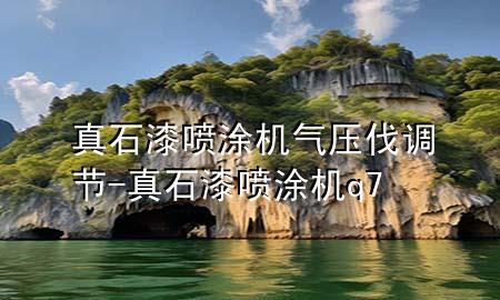 真石漆噴涂機氣壓伐調(diào)節(jié)-真石漆噴涂機q7