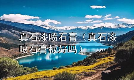 真石漆噴石膏（真石漆噴石膏板好嗎）