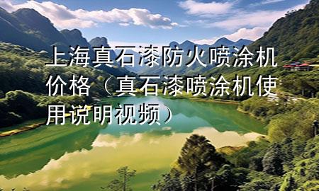 上海真石漆防火噴涂機價格（真石漆噴涂機使用說明視頻）