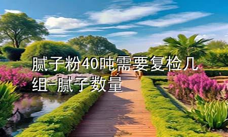 膩子粉40噸需要復(fù)檢幾組-膩子數(shù)量