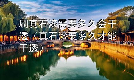 刷真石漆需要多久會干透（真石漆要多久才能干透）