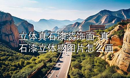 立體真石漆裝飾面-真石漆立體感圖片怎么畫