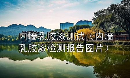 內(nèi)墻乳膠漆測試（內(nèi)墻乳膠漆檢測報告圖片）