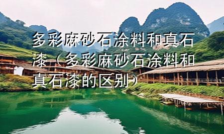 多彩麻砂石涂料和真石漆（多彩麻砂石涂料和真石漆的區(qū)別）