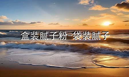 盒裝膩子粉-袋裝膩子