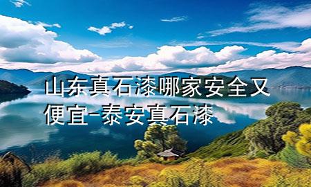 山東真石漆哪家安全又便宜-泰安真石漆