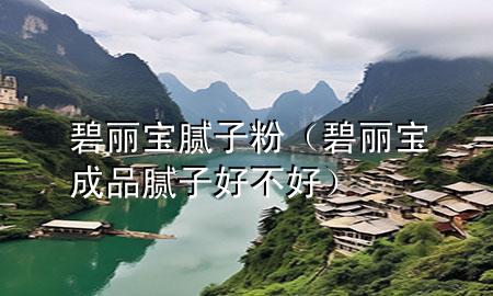 碧麗寶膩子粉（碧麗寶成品膩子好不好）