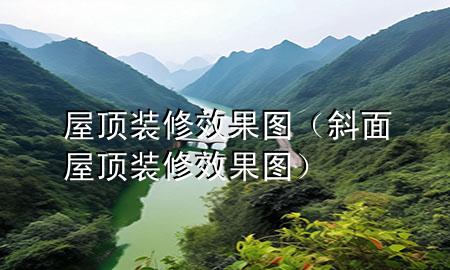 屋頂裝修效果圖（斜面屋頂裝修效果圖）