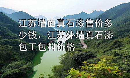 江蘇墻面真石漆售價多少錢，江蘇外墻真石漆包工包料價格
