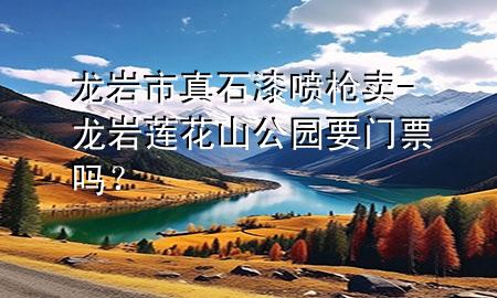 龍巖市真石漆噴槍賣-龍巖蓮花山公園要門票嗎？