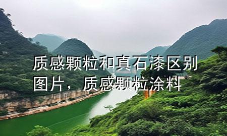 質(zhì)感顆粒和真石漆區(qū)別圖片，質(zhì)感顆粒涂料